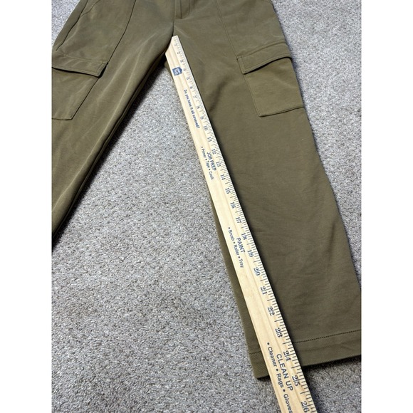 Anthropologie The Essential Slim Womens Size 4 Moss Green Cargo Pants - Picture 6 of 8
